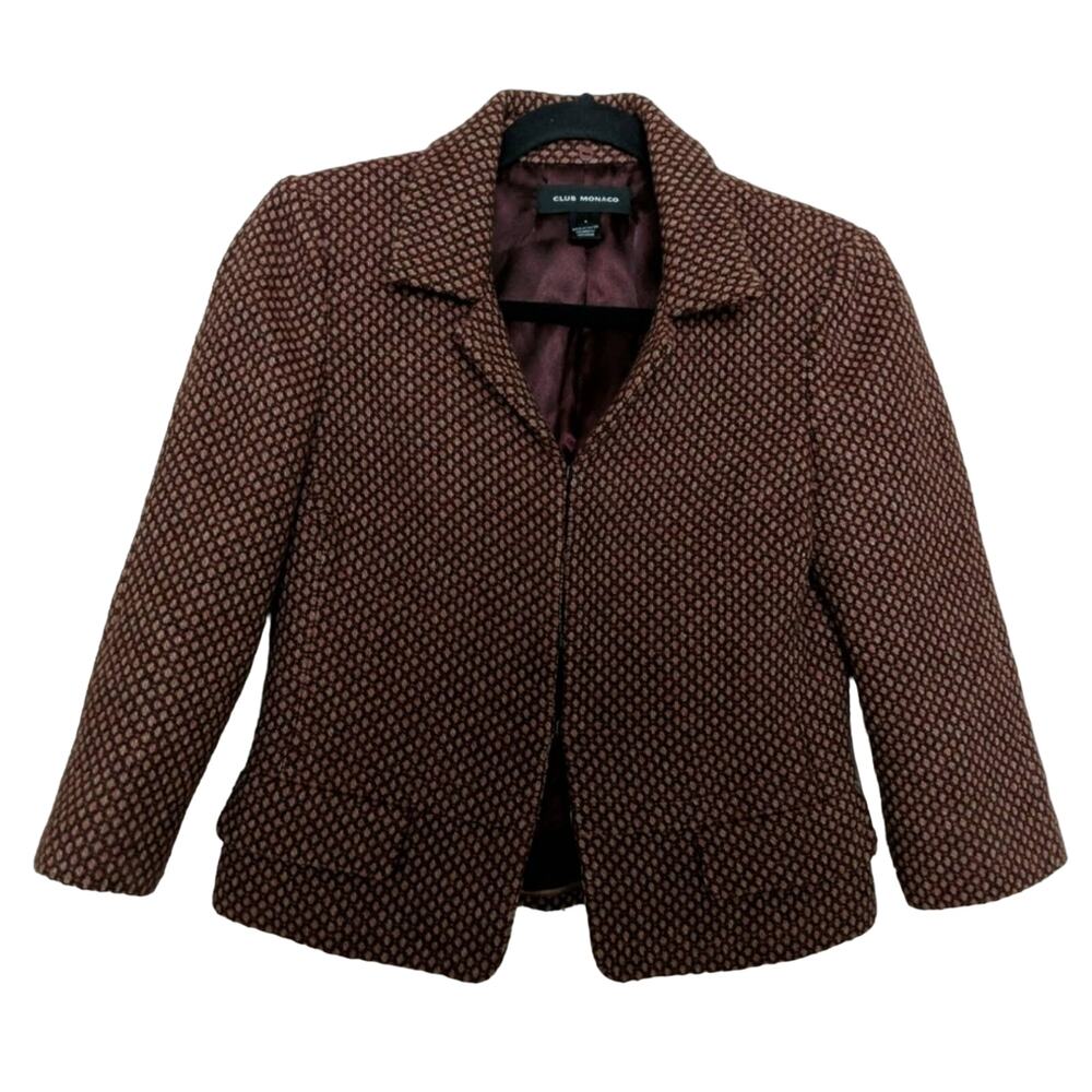 Club Monaco Wool Blend Blazer/Jacket - Sz 4 - EUC